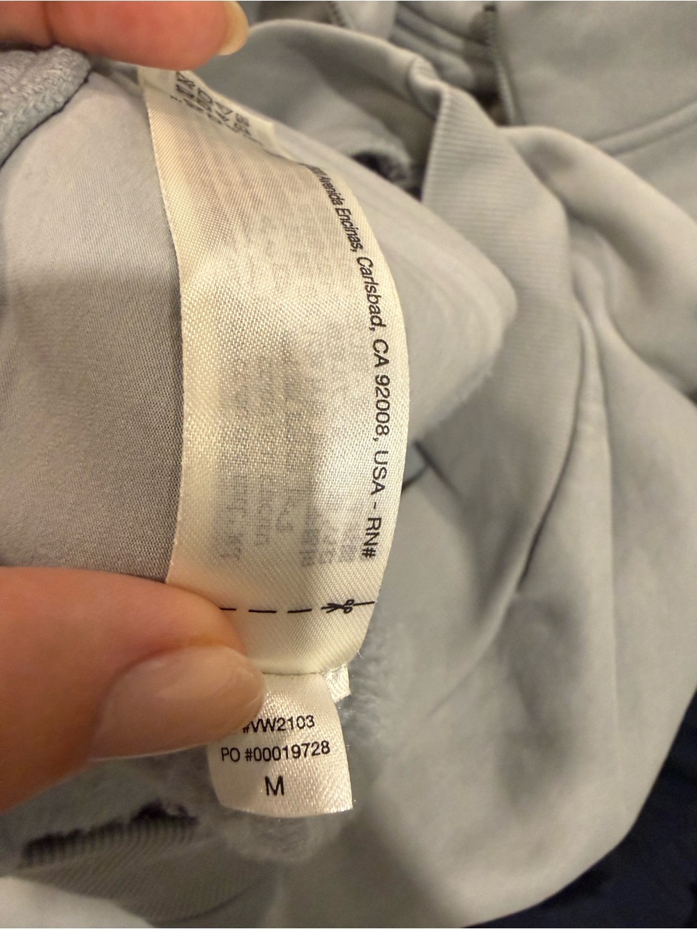 Vuori light blue Sweatpants & Half‑Zip Hoodie Set - Picture 4 of 4